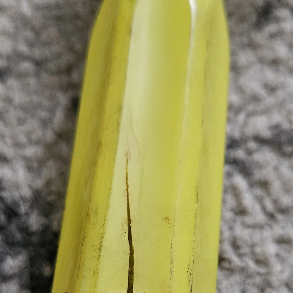 Vintage Ice Cream Scoop Yellow Style Handle Thumb Lever Mechanical Metal